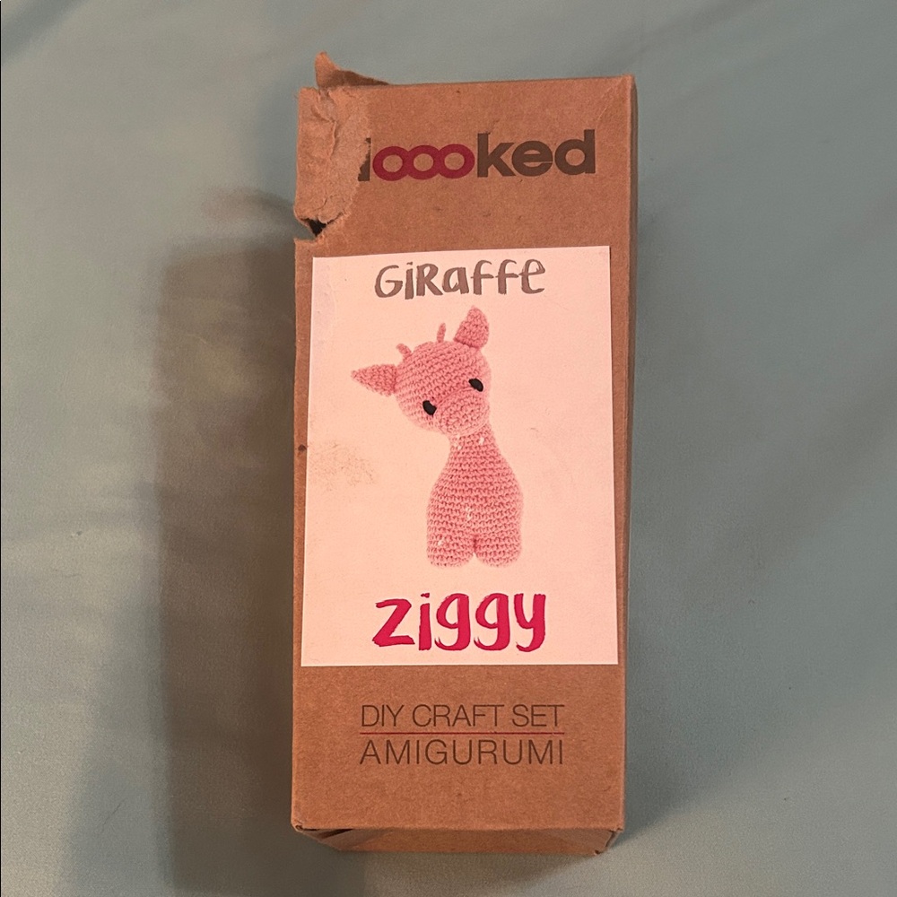 Giraffe Amigurumi Craft Kit - Pink